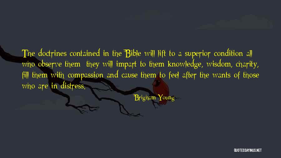 Bible And Wisdom Quotes By Brigham Young