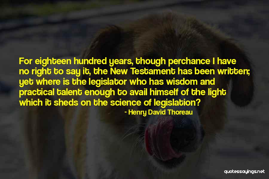 Bible And Wisdom Quotes By Henry David Thoreau