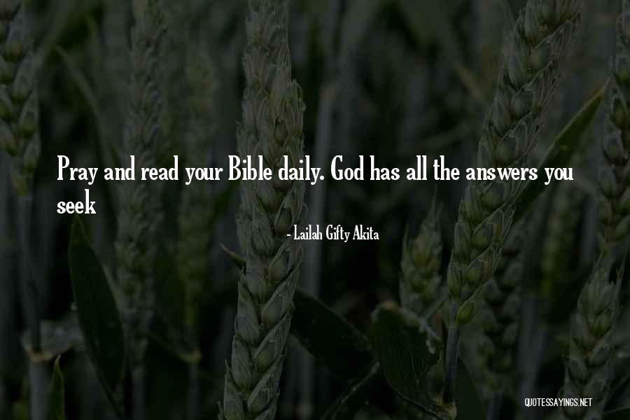 Bible And Wisdom Quotes By Lailah Gifty Akita