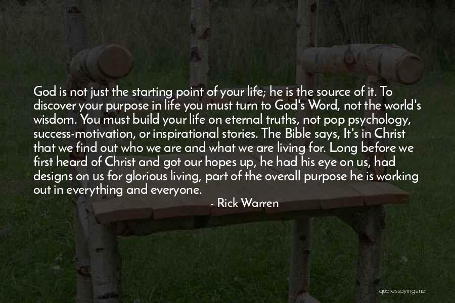 Bible And Wisdom Quotes By Rick Warren