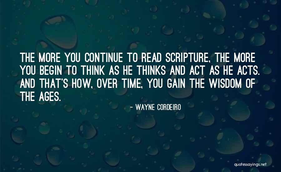 Bible And Wisdom Quotes By Wayne Cordeiro