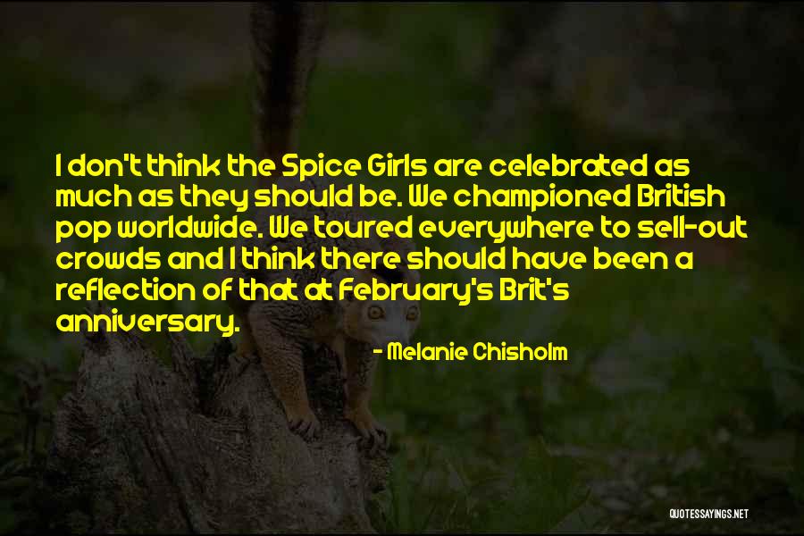 Bible Baldness Quotes By Melanie Chisholm