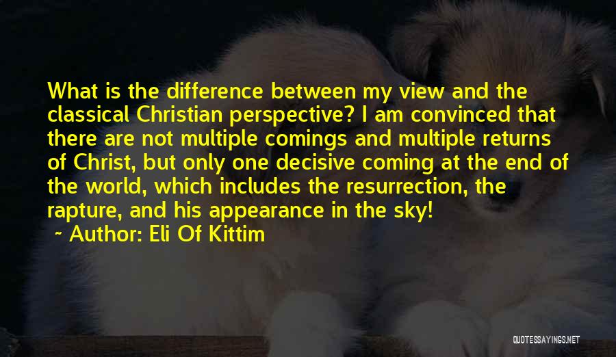 Bible End Times Quotes By Eli Of Kittim