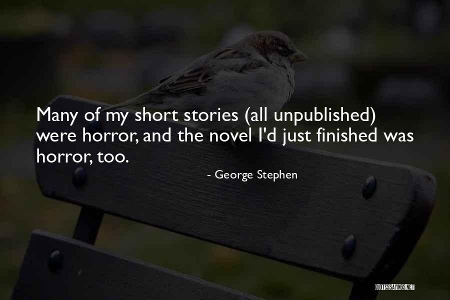 Bible Flood Quotes By George Stephen