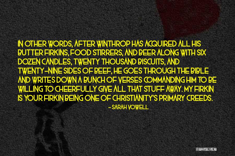 Bible Food Quotes By Sarah Vowell Bible Food Quotes By Sarah Vowell