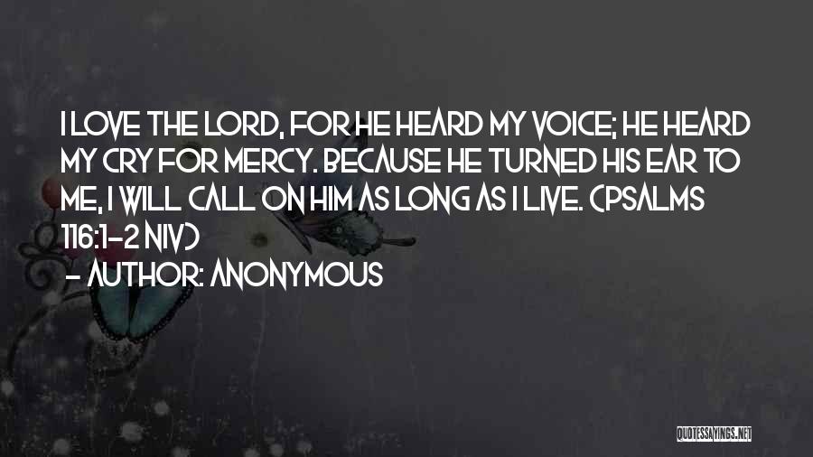 Bible God Love Quotes By Anonymous