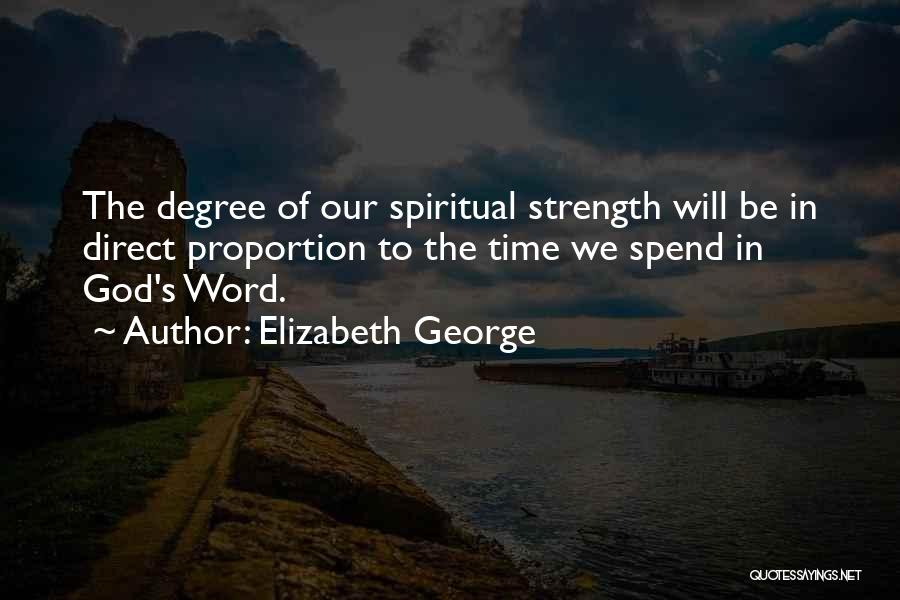 Bible God Love Quotes By Elizabeth George