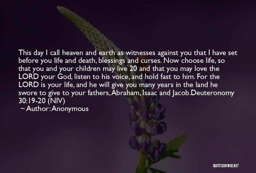 Bible God's Blessings Quotes By Anonymous