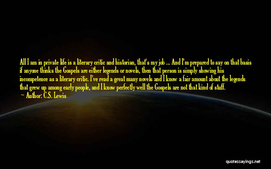 Bible Gospels Quotes By C.S. Lewis