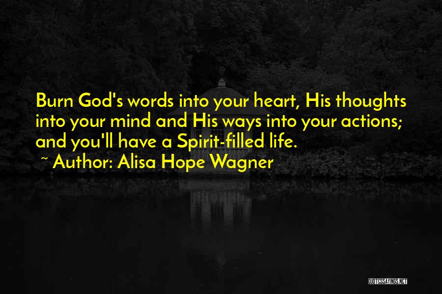 Bible Hope And Faith Quotes By Alisa Hope Wagner