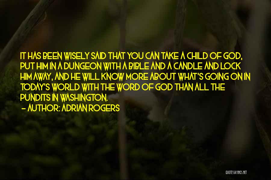 Bible In The Bible Quotes By Adrian Rogers