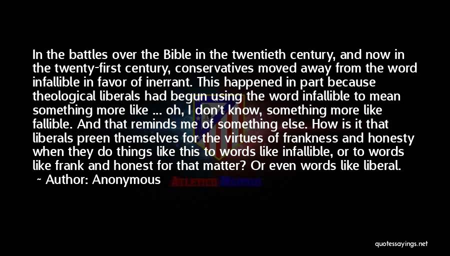 Bible Inerrancy Quotes By Anonymous