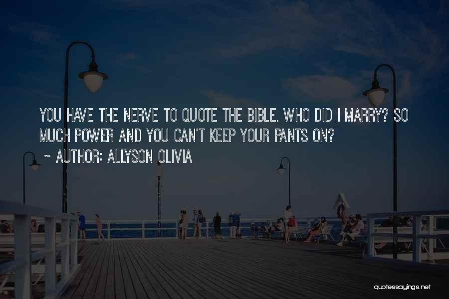 Bible Inspirational Marriage Quotes By Allyson Olivia