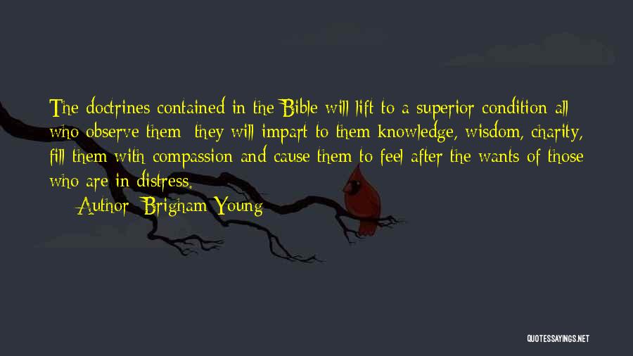 Bible Knowledge Quotes By Brigham Young