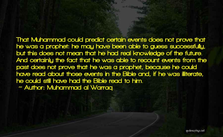 Bible Knowledge Quotes By Muhammad Al Warraq