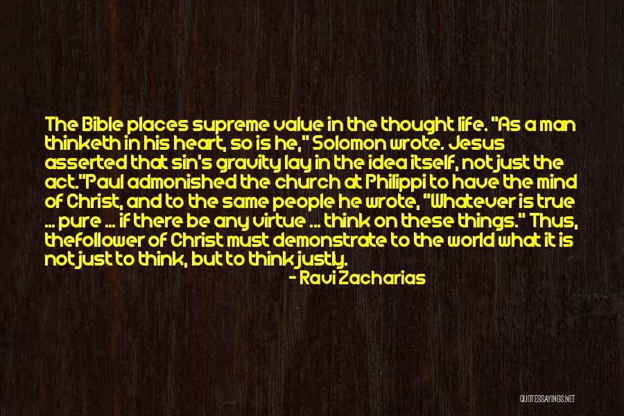 Bible Life Quotes By Ravi Zacharias