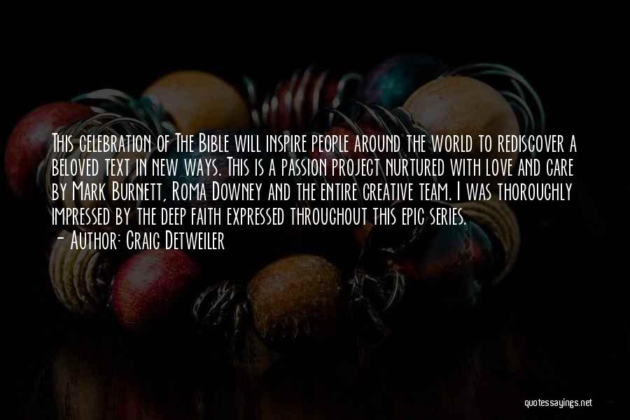 Bible Love Quotes By Craig Detweiler