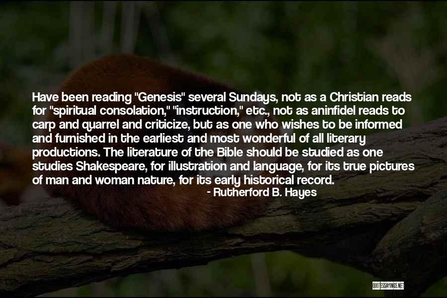 Bible Man And Woman Quotes By Rutherford B. Hayes Bible Man And Woman Quotes By Rutherford B. Hayes