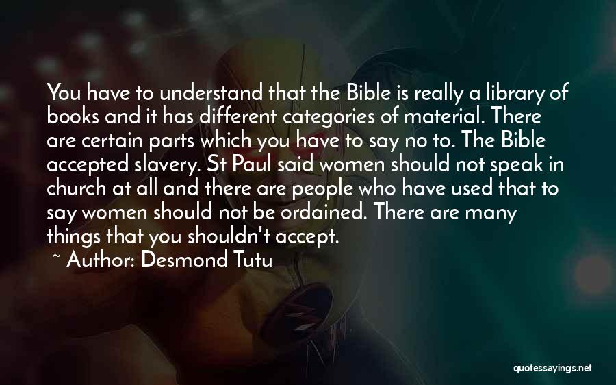 Bible Paul Quotes By Desmond Tutu