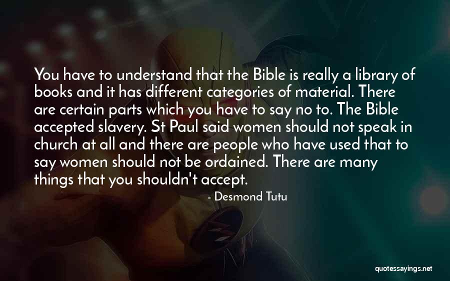 Bible Paul Quotes By Desmond Tutu