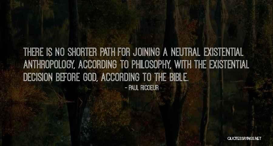 Bible Paul Quotes By Paul Ricoeur