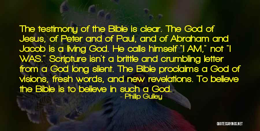 Bible Paul Quotes By Philip Gulley