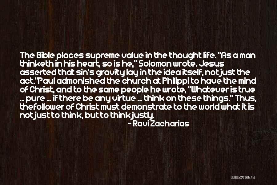 Bible Paul Quotes By Ravi Zacharias