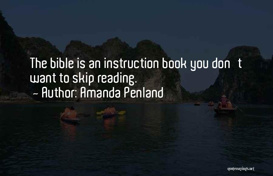 Bible Reading Quotes By Amanda Penland