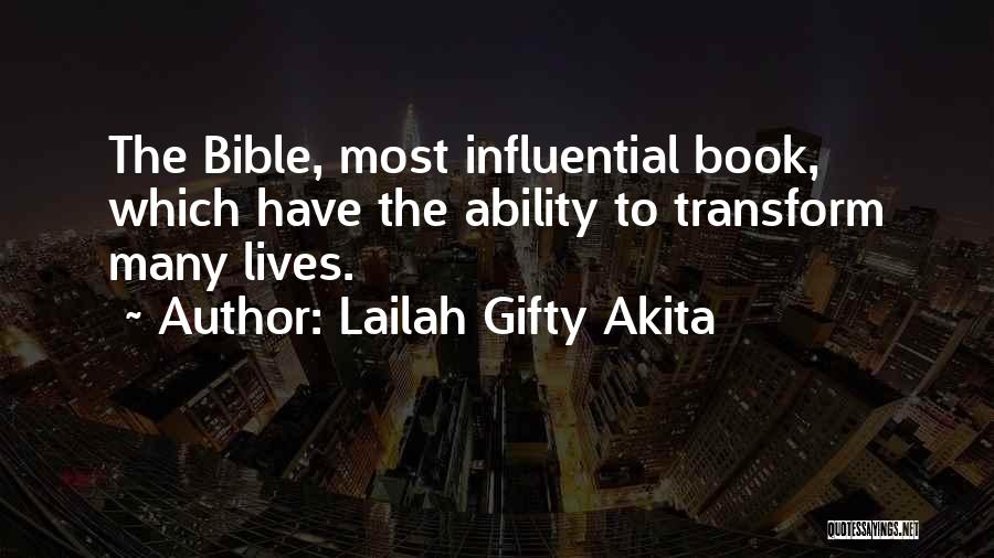 Bible Reading Quotes By Lailah Gifty Akita