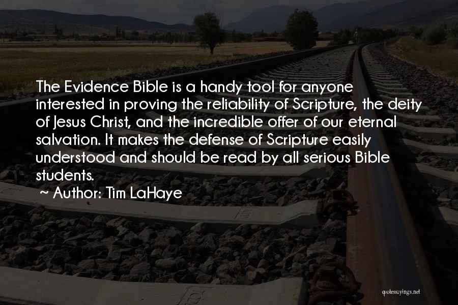 Bible Reliability Quotes By Tim LaHaye
