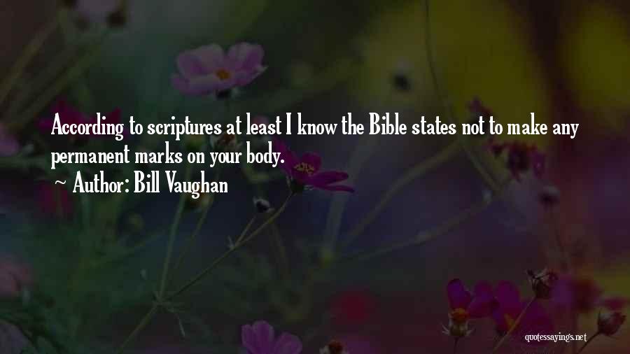 Bible Scripture Quotes By Bill Vaughan