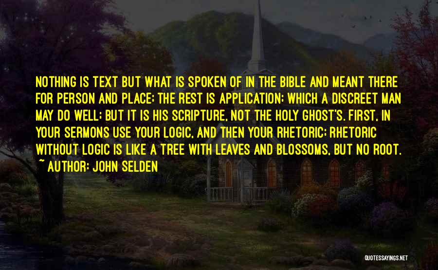 Bible Scripture Quotes By John Selden