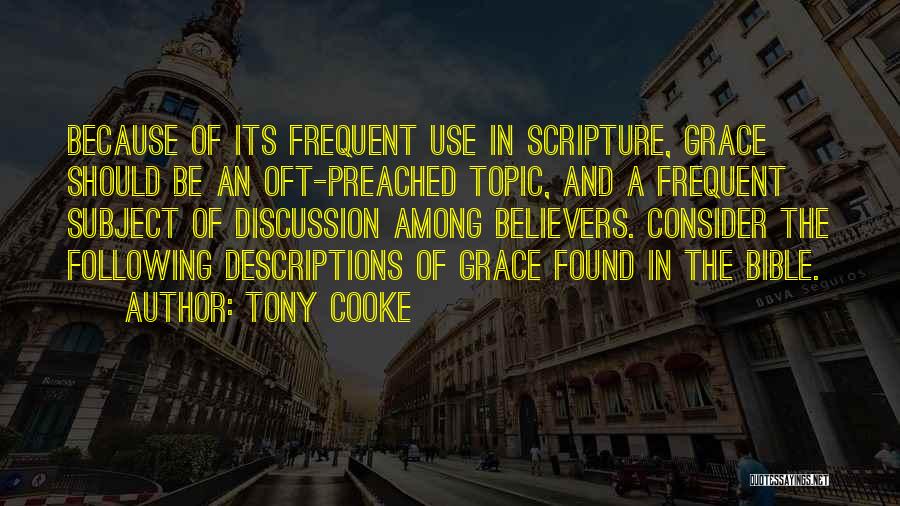 Bible Scripture Quotes By Tony Cooke