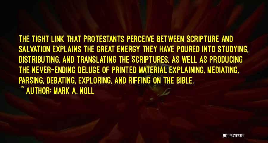 Bible Scriptures And Quotes By Mark A. Noll