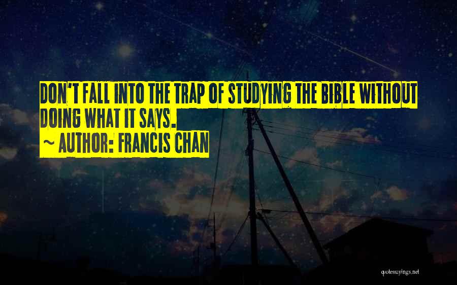 Bible Study Quotes By Francis Chan