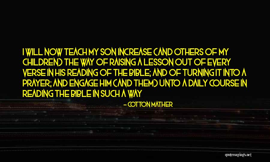 Bible Verse And Quotes By Cotton Mather