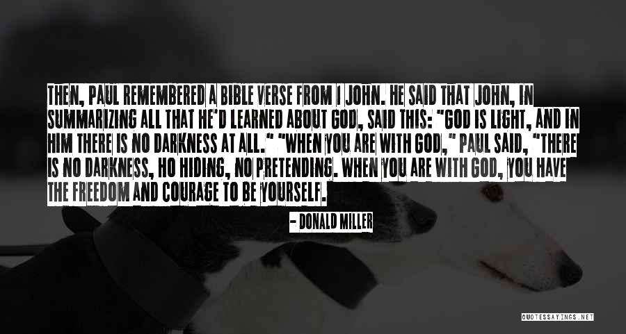 Bible Verse And Quotes By Donald Miller