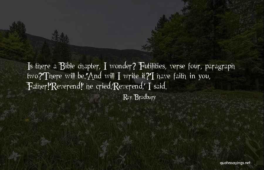 Bible Verse And Quotes By Ray Bradbury