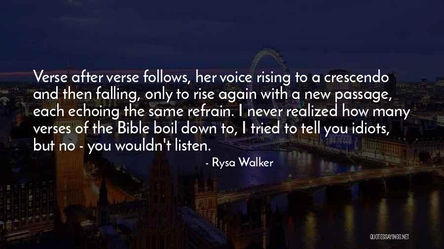 Bible Verse And Quotes By Rysa Walker