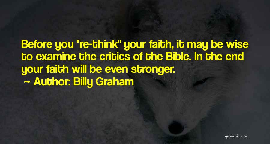 Bible Wise Quotes By Billy Graham