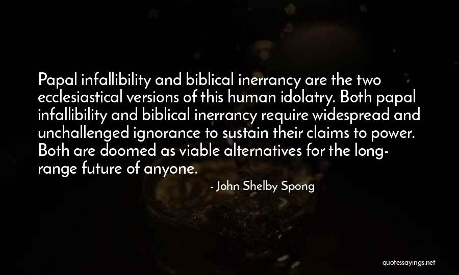 Biblical Inerrancy Quotes By John Shelby Spong