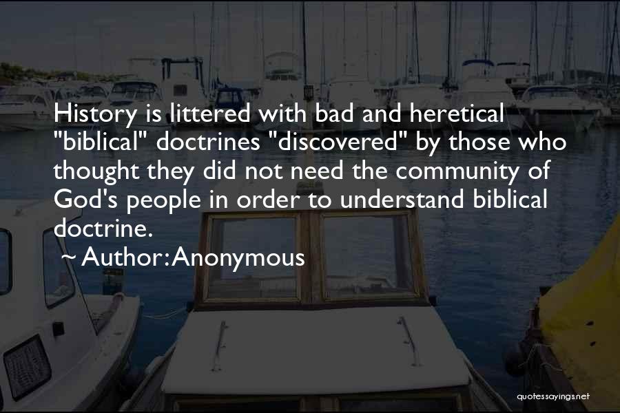 Biblical Quotes By Anonymous