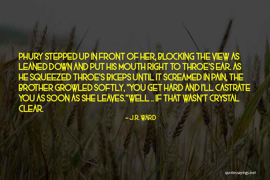 Biceps Quotes By J.R. Ward