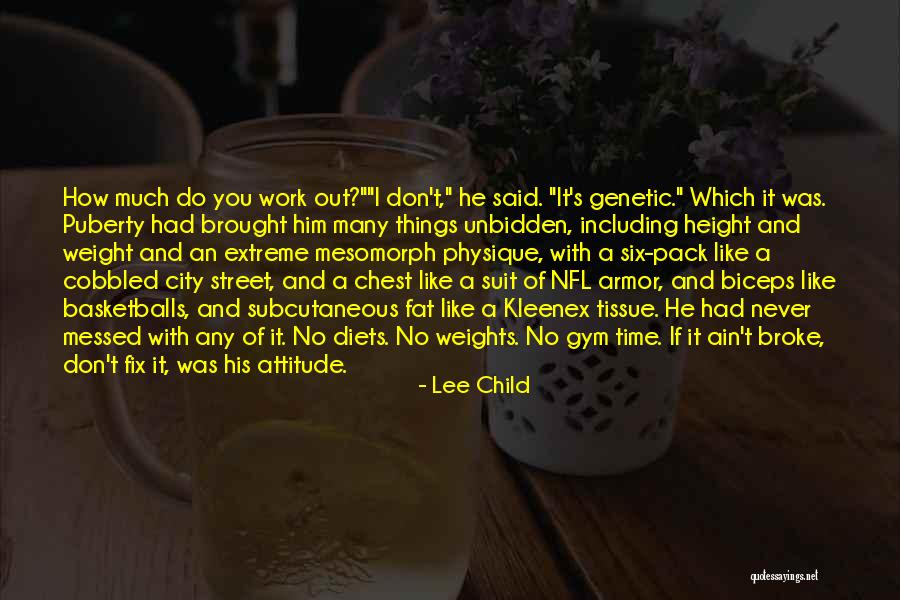 Biceps Quotes By Lee Child