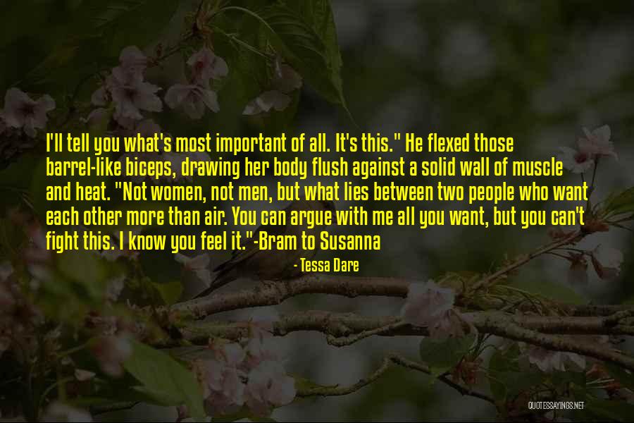 Biceps Quotes By Tessa Dare