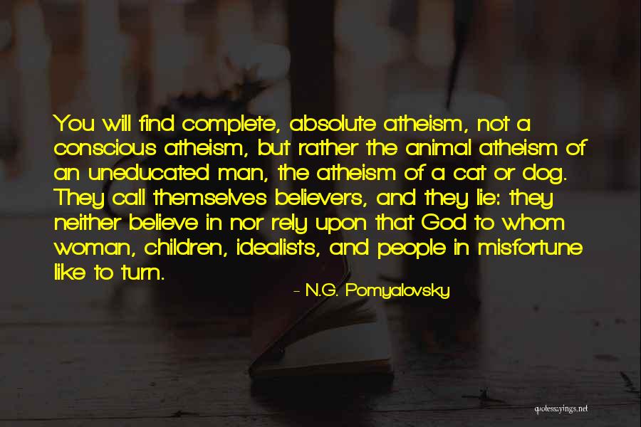 Bicia Gitary Quotes By N.G. Pomyalovsky Bicia Gitary Quotes By N.G. Pomyalovsky