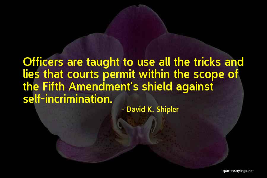 Bickerton Bike Quotes By David K. Shipler