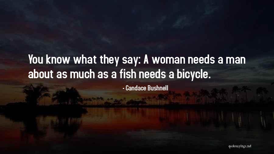 Bicycle Humor Quotes By Candace Bushnell