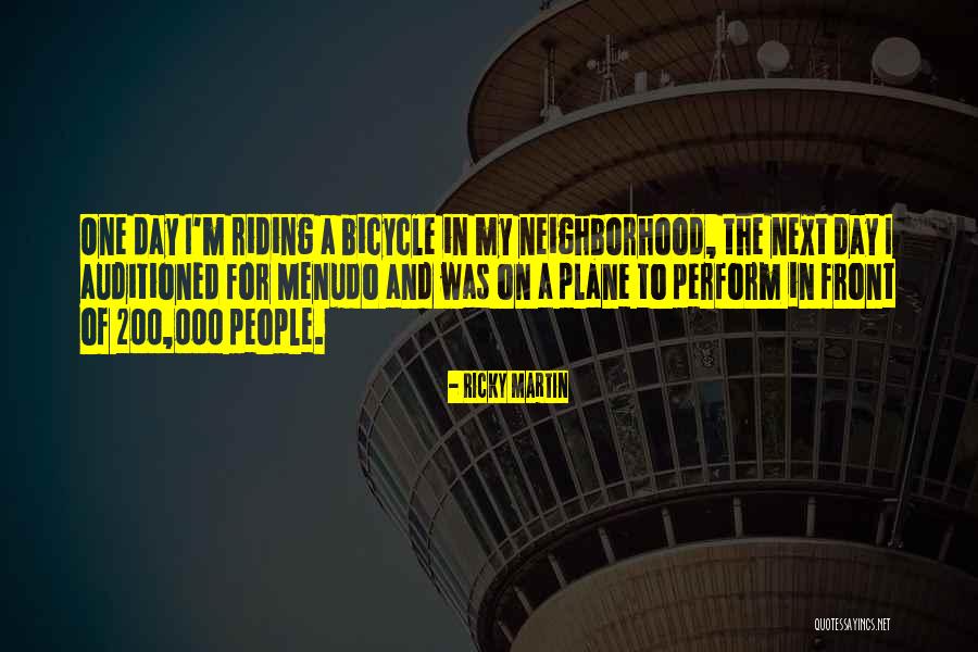 Bicycle Riding Quotes By Ricky Martin Bicycle Riding Quotes By Ricky Martin