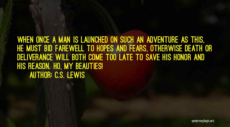 Bid You Farewell Quotes By C.S. Lewis